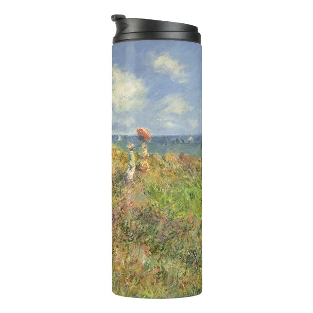 Bouteilles Isothermes Cliff Walk at Pourville by Claude Monet (Tourné sur la droite)