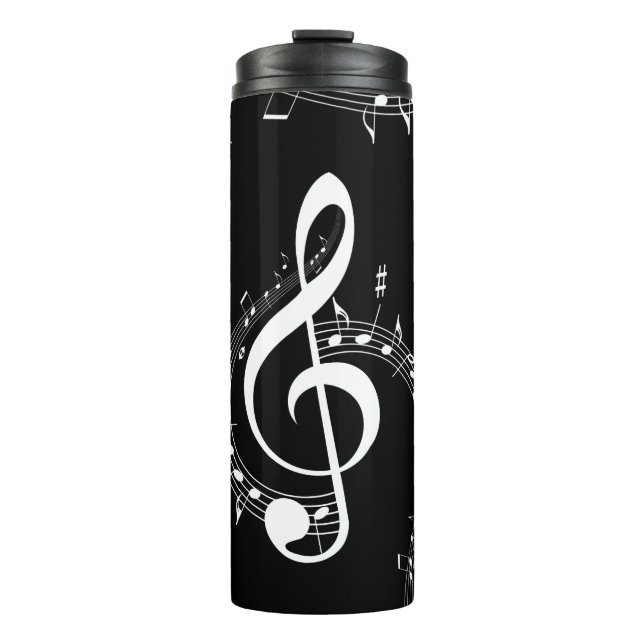 Bouteilles Isothermes Climacic G Clef Music Black (Devant)