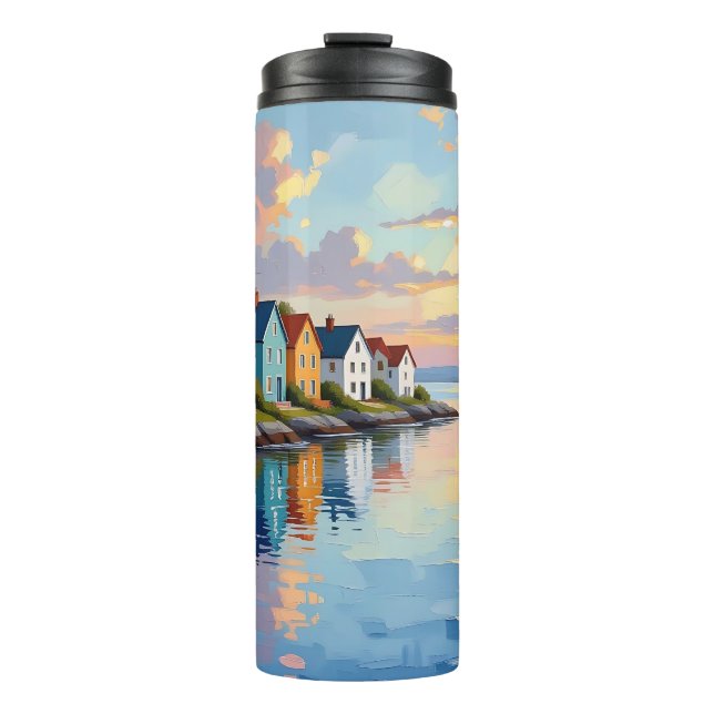 Bouteilles Isothermes Coastal Themed | Beach Homes on the Bay   (Devant)