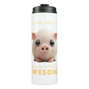 Bouteilles Isothermes Cochon Concentré Awesome mignon adorable Citation 
