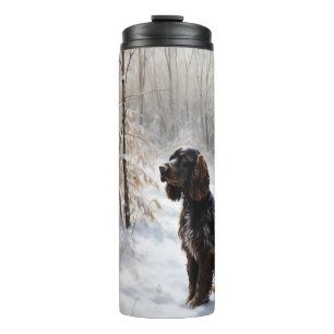 Bouteilles Isothermes Cocker Spaniel Laisser Neige Noël