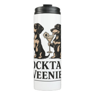 Bouteilles Isothermes Cocktails Weenies Drôle de chien dachshund wiener