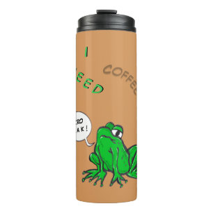 Bouteilles Isothermes Coffret de grenouille verte - Temps de café - Tumb