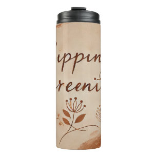Bouteilles Isothermes Coffret esthétique rétro Tumbler thermique   T VIN