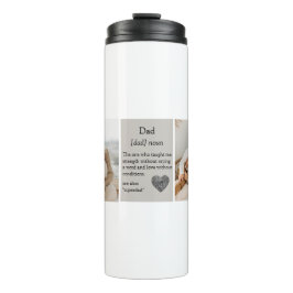 Bouteilles Isothermes Collage Photos Meilleur Cadeau pour Papa Tumbler T