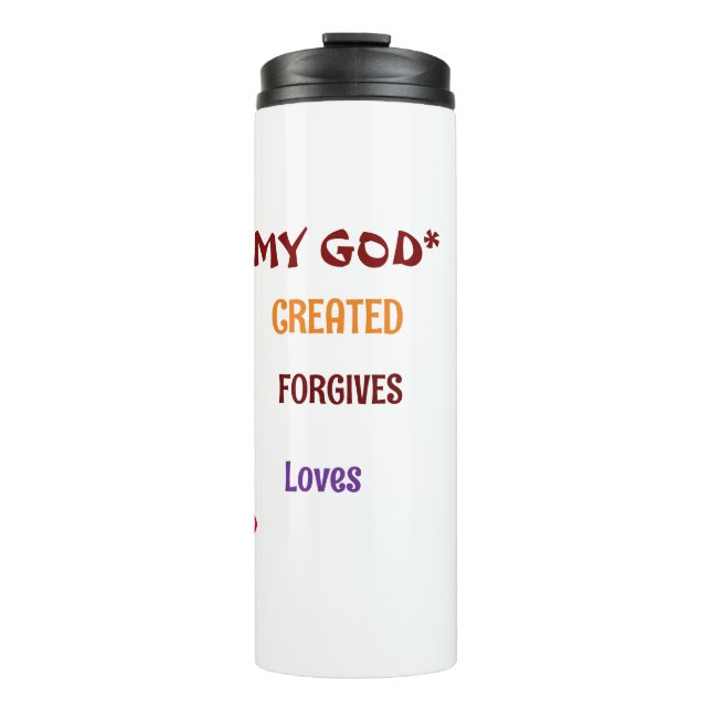 Bouteilles Isothermes Collection God Designed Me (Devant)