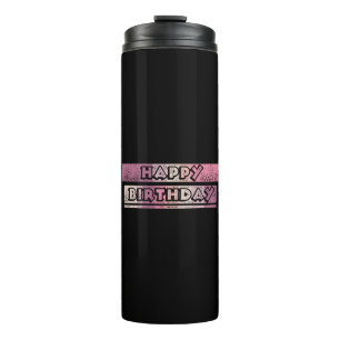 Bouteilles Isothermes colorful happy birthday