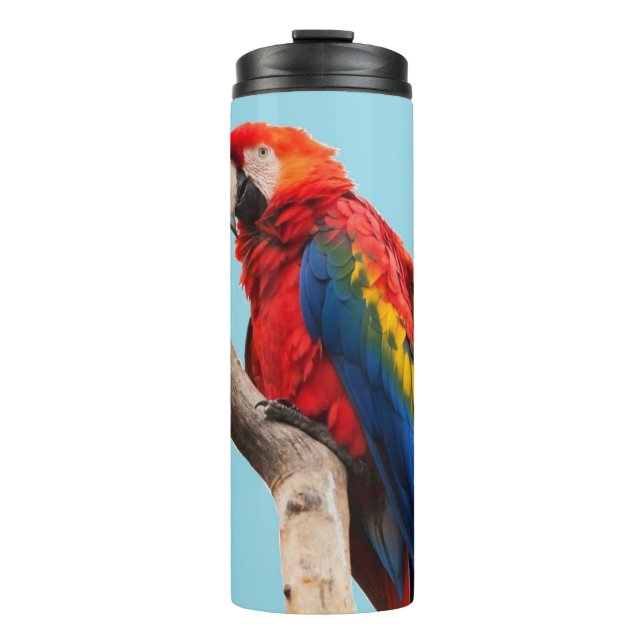 Bouteilles Isothermes Colorful Parrot Portrait (Devant)