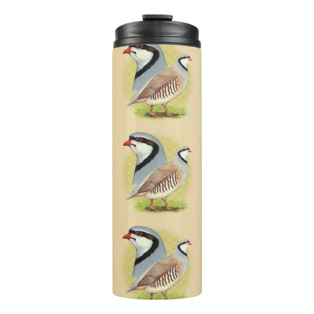 Bouteilles Isothermes Combo de perdrix de Chukar (Devant)