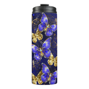 Bouteilles Isothermes Composition avec les papillons Sapphire