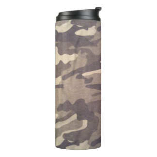 Bouteilles Isothermes Conception camo rétro, chili avec poignée pratique