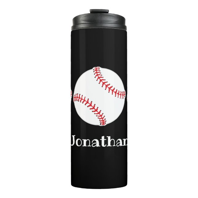 Bouteilles Isothermes Conception de base-ball Tumbler thermique (Devant)