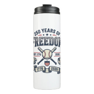 Bouteilles Isothermes Conception de baseball patriotique 250 ans de libe