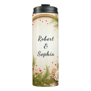 Bouteilles Isothermes Conception de cadre floral vibrant