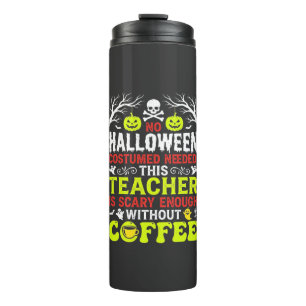 Bouteilles Isothermes Conception de café assez effrayant pour Halloween 
