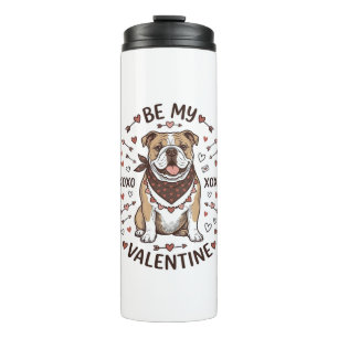Bouteilles Isothermes Conception de chemise vintage Saint-Valentin Bulld