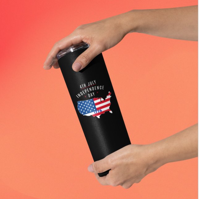 Bouteilles Isothermes Conception de la fête de l'indépendance du 4 juill (Créateur téléchargé)