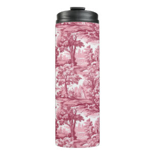 Bouteilles Isothermes Conception de tuiles de couleur rose