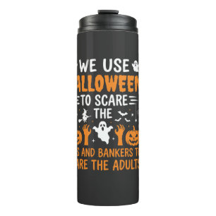Bouteilles Isothermes Conception d'Halloween pour enfants banquiers adul