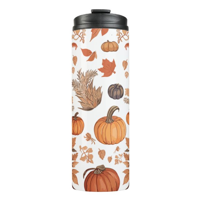 Bouteilles Isothermes Conception motif d'automne (Devant)