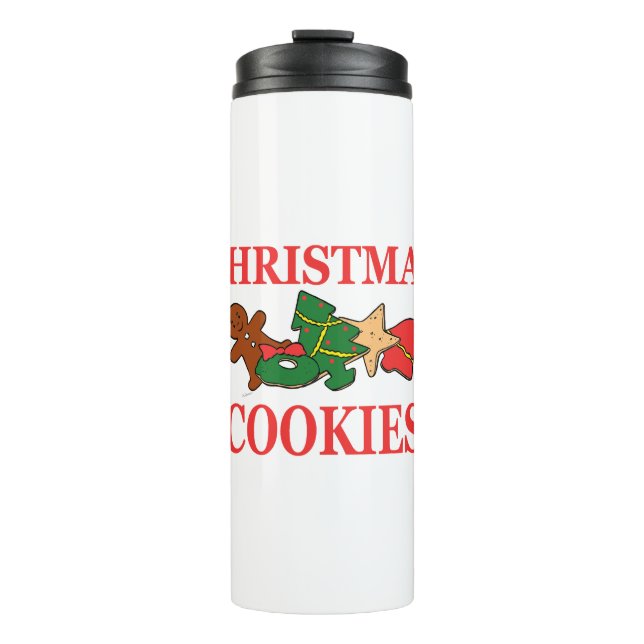 Bouteilles Isothermes cookies de Noël (Devant)