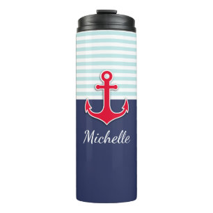 Bouteilles Isothermes Cool Nautique Bleu Conception personnalisée