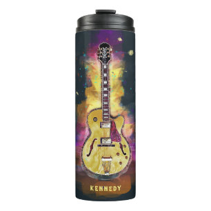 Bouteilles Isothermes Cool personnalisé Funky Abstrait Guitare Art