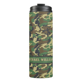 Bouteilles Isothermes Copie de Militairy Camo de région boisée -