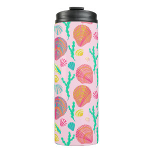 Bouteilles Isothermes Coquillages et Motifs d'algues