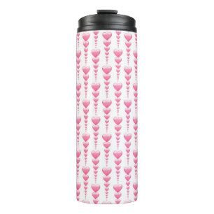 Bouteilles Isothermes Cordes de coeur roses