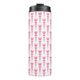 Bouteilles Isothermes Cordes de coeur roses