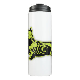 Bouteilles Isothermes corgi squelette t halloween hommes drôle crâne de