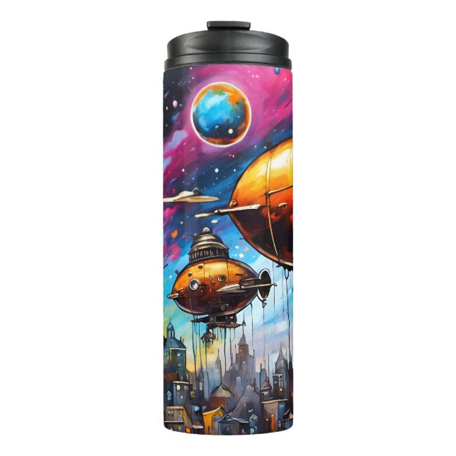 Bouteilles Isothermes Cosmic Airship (Devant)