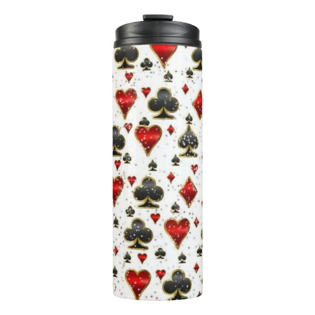 Bouteilles Isothermes Costumes de poker (Devant)