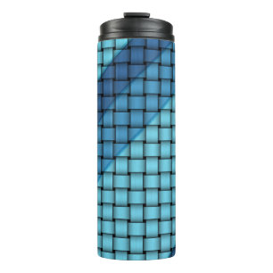Bouteilles Isothermes Couleurs de Bleu Panier Motif Tumblers