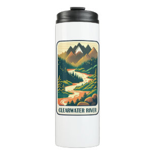 Bouteilles Isothermes Couleurs de la rivière Clearwater Idaho