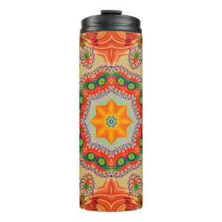 Bouteilles Isothermes Couleurs d'énergie vibrantes : design mandala.