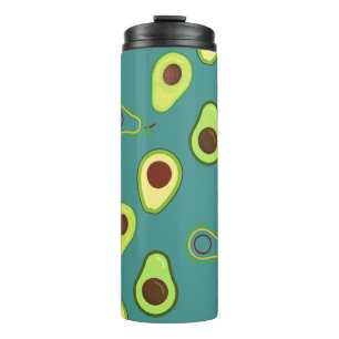 Bouteilles Isothermes Coupe Avocado été Vert dégradé Motif