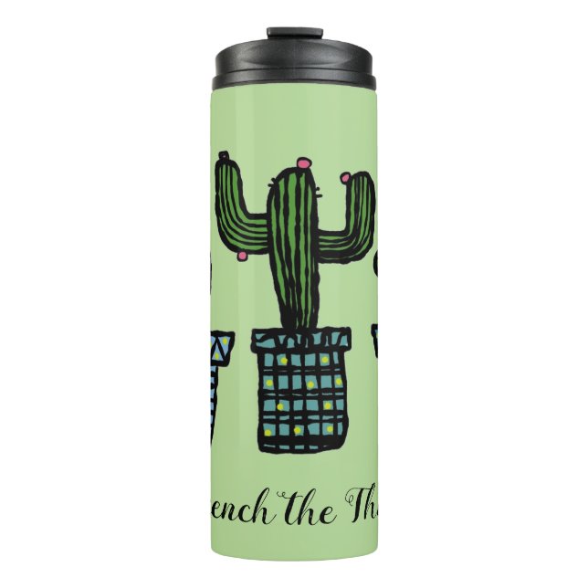 Bouteilles Isothermes Courant ascendant Tumblr de cactus (Devant)