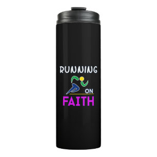 Bouteilles Isothermes Courir sur la foi Christian Runner