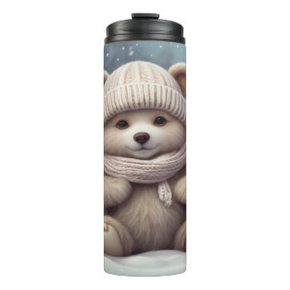 Bouteilles Isothermes Cozy Winter Bear Cub