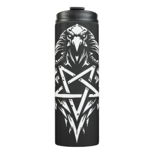 Bouteilles Isothermes Crâne Pentagramme Tribal par BurnsInhell