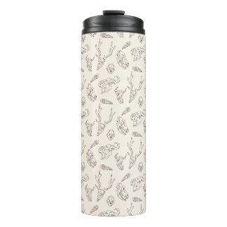 Bouteilles Isothermes Crânes et os animaux