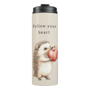 Bouteilles Isothermes Cream Hedgehog Apple Heart