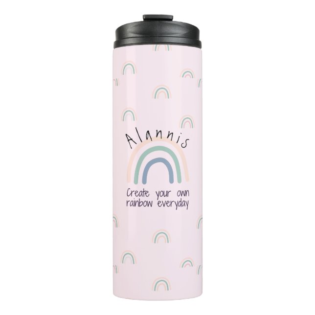 Bouteilles Isothermes Créez votre propre arc-en-ciel personnalisé (Devant)
