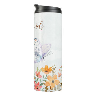 Bouteilles Isothermes Créez votre propre papillon et vos Fleurs sauvages