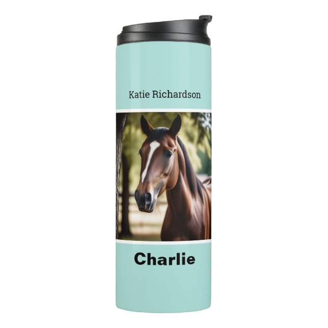Bouteilles Isothermes Créez votre propre photo élégante de cheval person (Tourné sur la gauche)