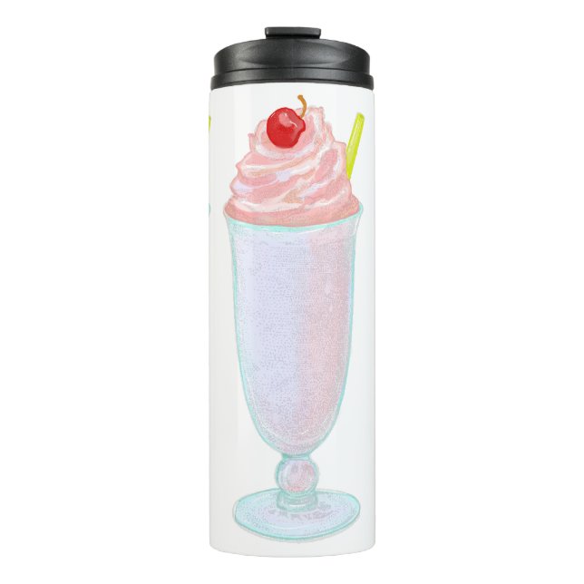 Bouteilles Isothermes Crème glacée milshake mignon (Devant)