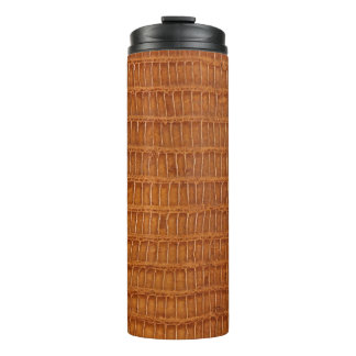 Bouteilles Isothermes Crocodile alligator reptile texture cuir fermer 