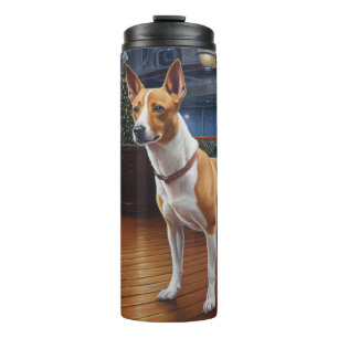 Bouteilles Isothermes Croisière de Noël du Basenji : Délice de vacances 